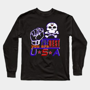 You Are The Best USA Design the strongest sea pirates- Iron hand Long Sleeve T-Shirt